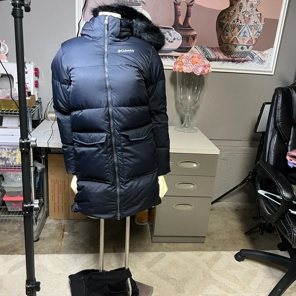 Columbia Black and White Patterned Jacket